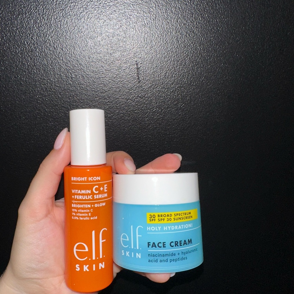Elf Vitamin C + E Serum and Face Cream SPF